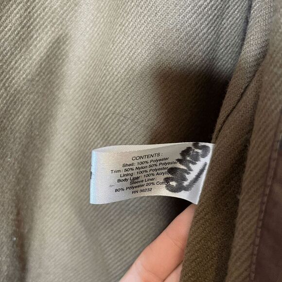 Women's Red Field‎ Coat Parka Size Small - Picture 8 of 8